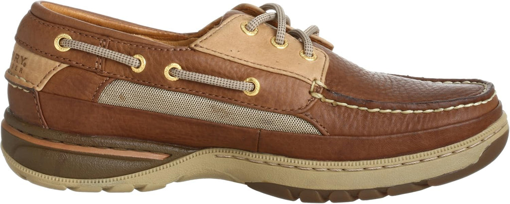 Tan 3-Eye Boat Shoe U34294