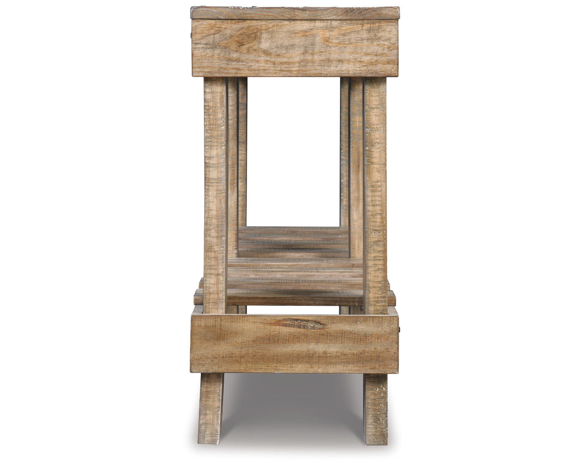 Casual Sofa Console Table Brown F5119