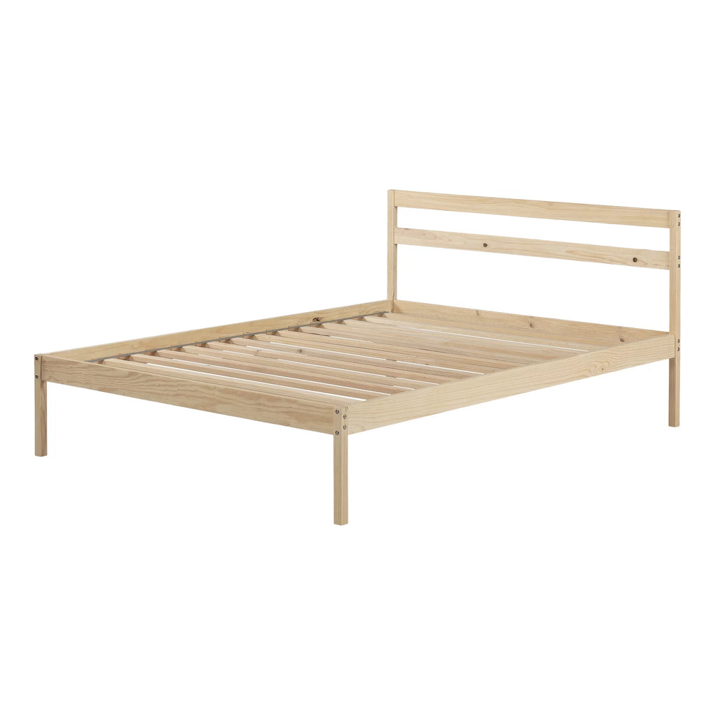 Complete Bed Full Natural Wood D825505