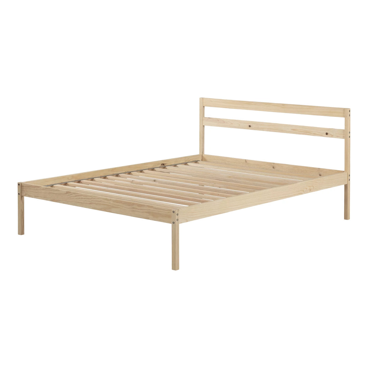 Complete Bed Full Natural Wood D825505