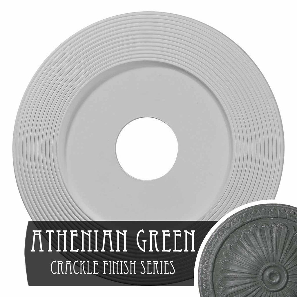 1x22P Hand-Painted Ceiling Medallion S158