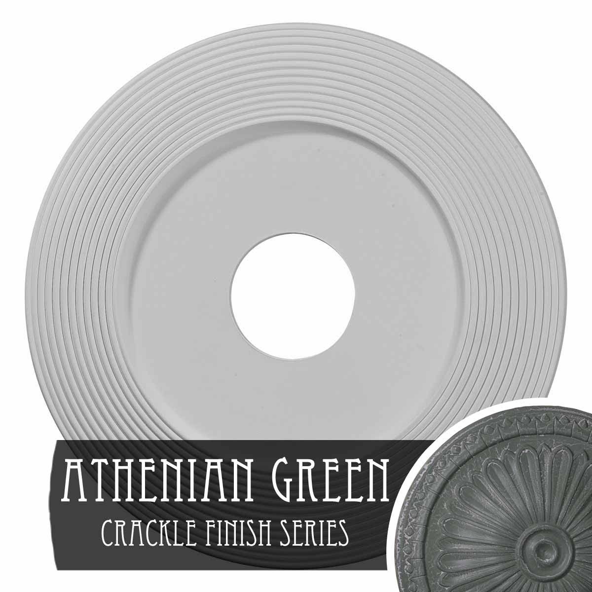 1x22P Hand-Painted Ceiling Medallion S158