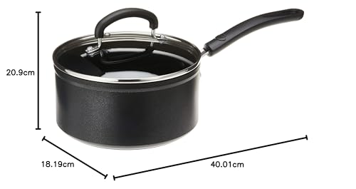 Nonstick Sauce Pan 3 Quart Black K581