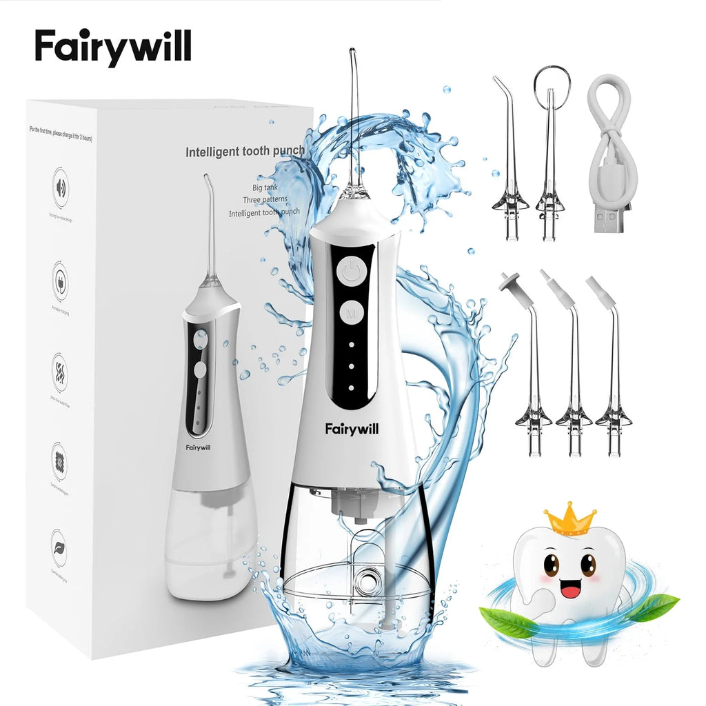 Cordless Water Flosser with 5 Modes 300ML Black N59875