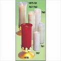 Clear Plastic 7 Day Candles Pack Of 24 O3327