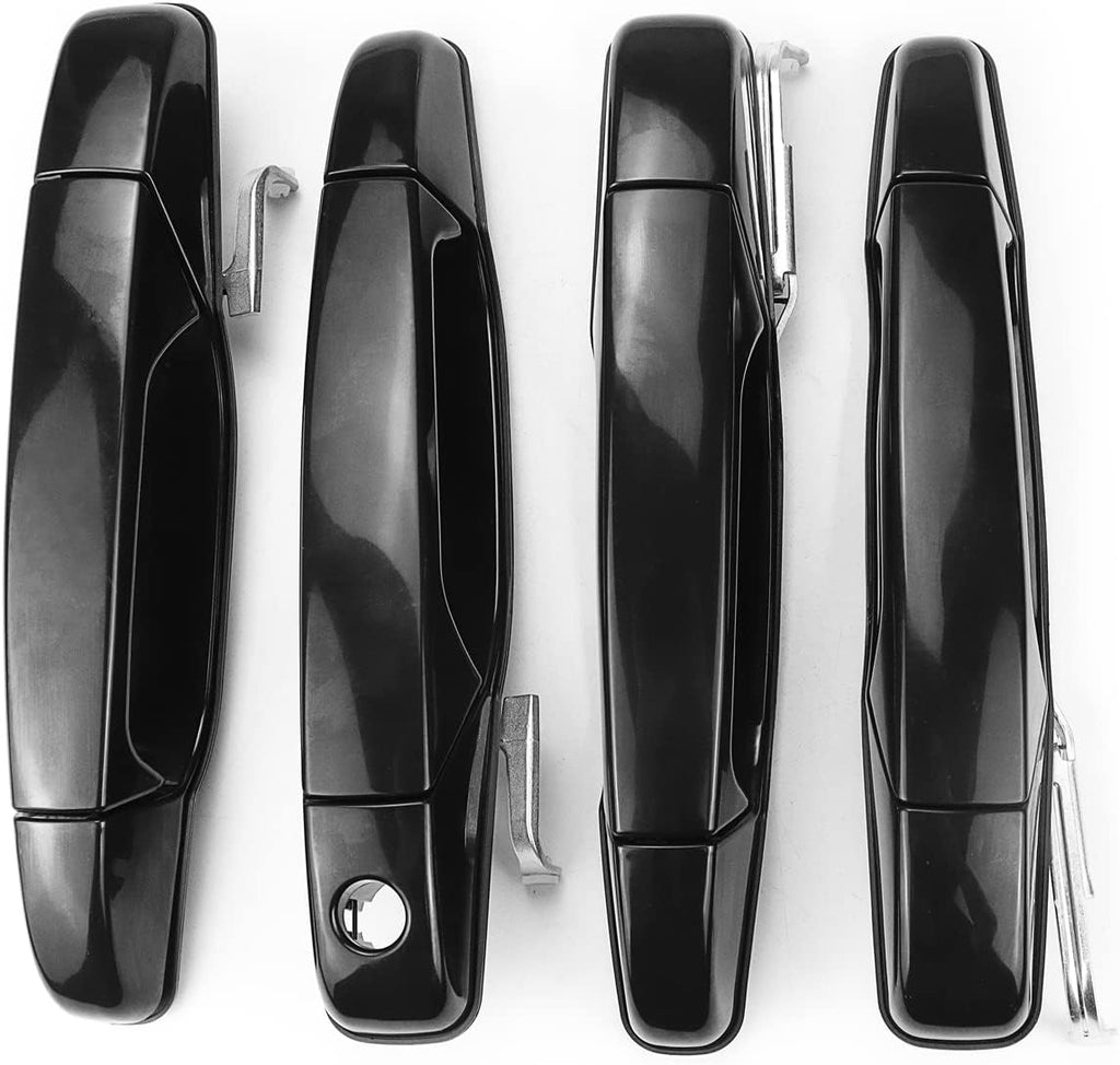 Black Exterior Door Handle Set of 4 B41164