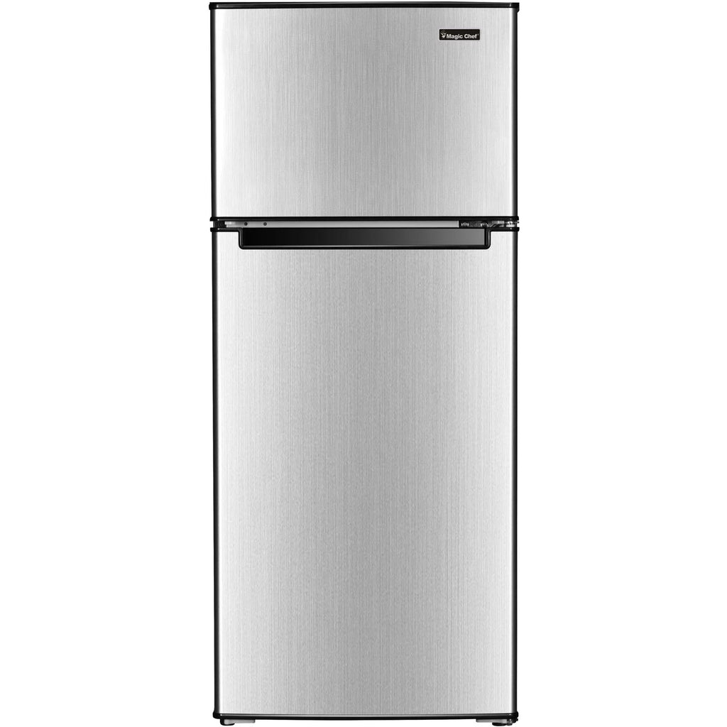 4.5-Cu. Ft. Mini Refrigerator with Top-Mount Freezer and Stainless Steel Door G936
