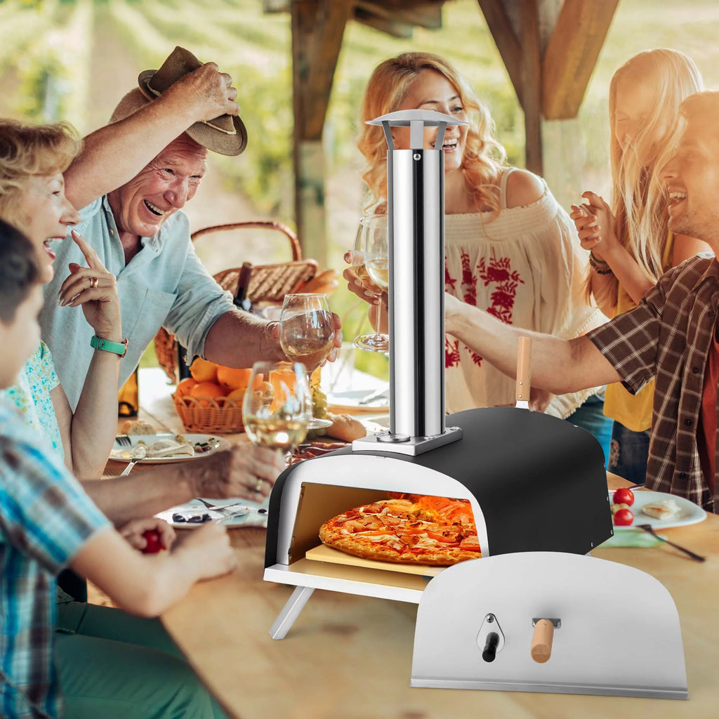 12 Multi-Fuel Propane & Wood Fired Pizza Oven Q27619