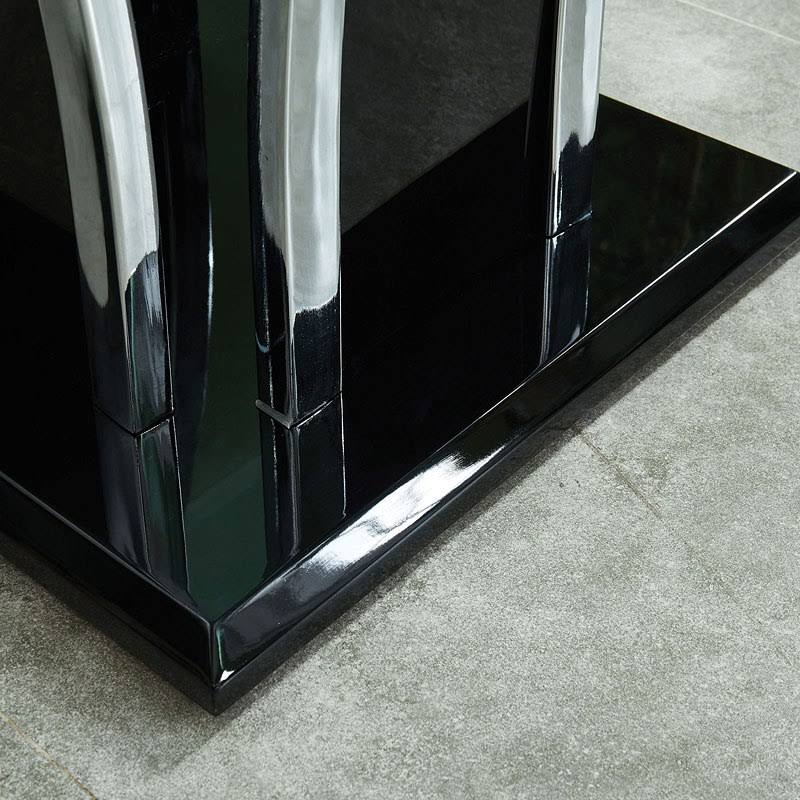 Glossy Black End Table F345550