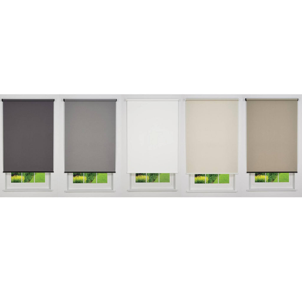 Dark Grey Cordless Blackout Roller Shade K9805