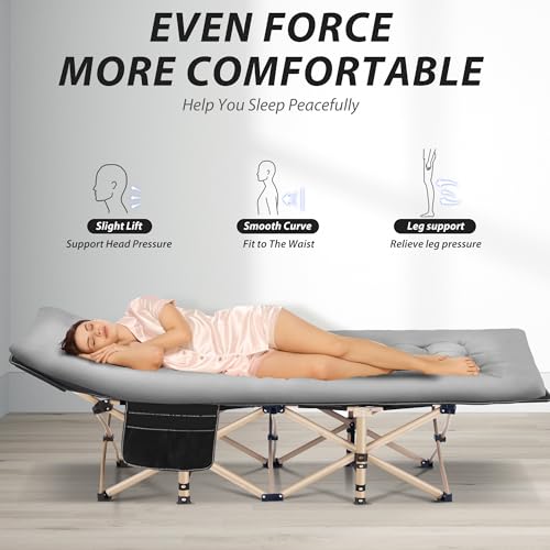 Folding Camping Cot with Large Pocket V8316