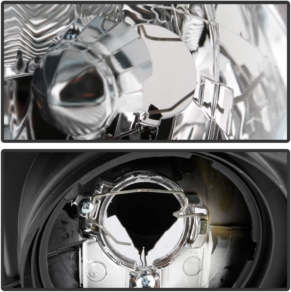 Chrome Headlights Headlamps Replacement Set X100621