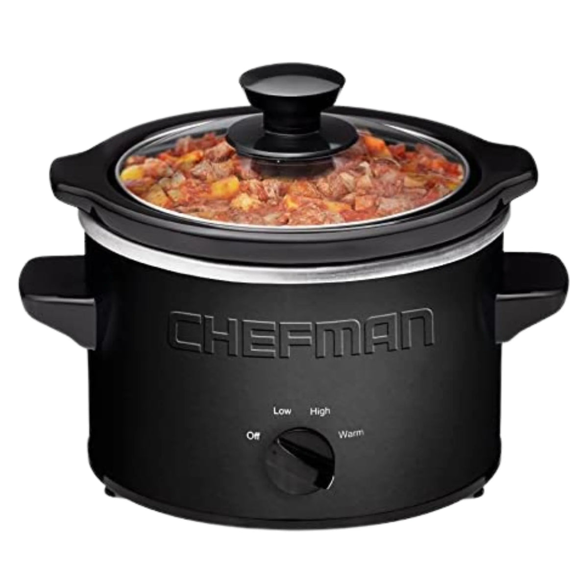 1.5 Quart Black Slow Cooker with Removable Crock and Storage Carrier Y47814