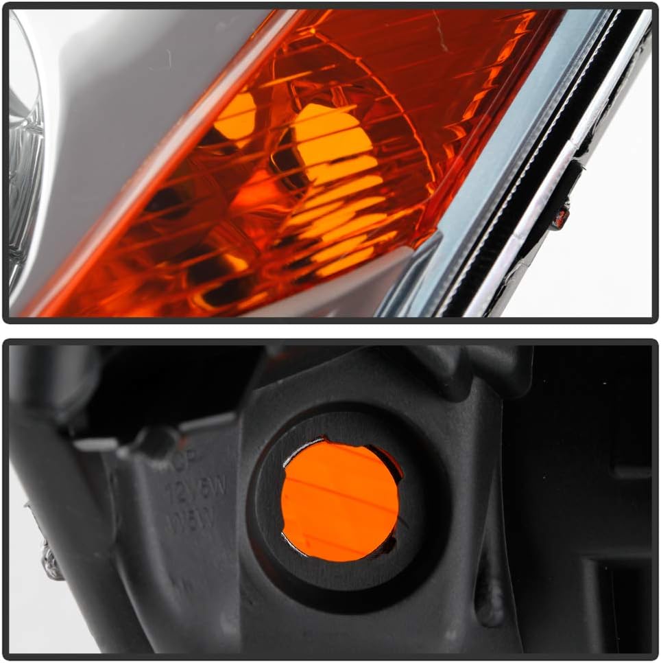 Chrome Headlights Headlamps Replacement Set X100621