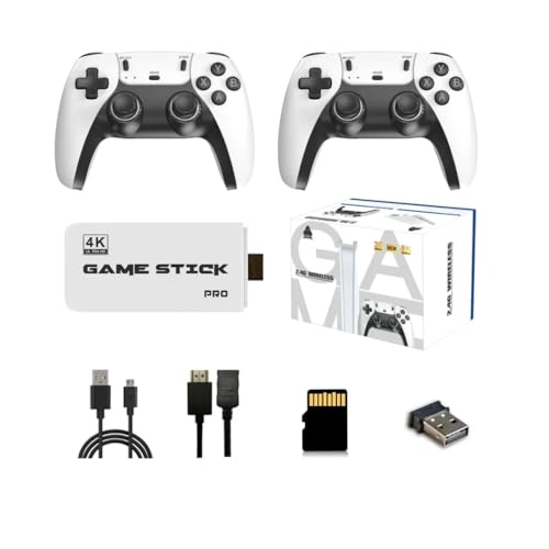 4K Video Game Console with 20,000+ Games and Dual Wireless Controllers O6960
