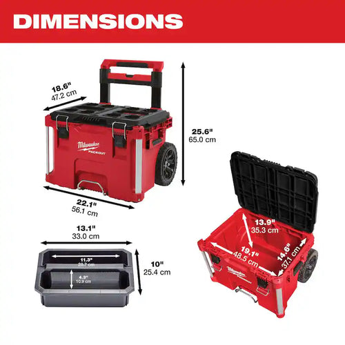 22 in. Rolling Modular Tool Box F753332