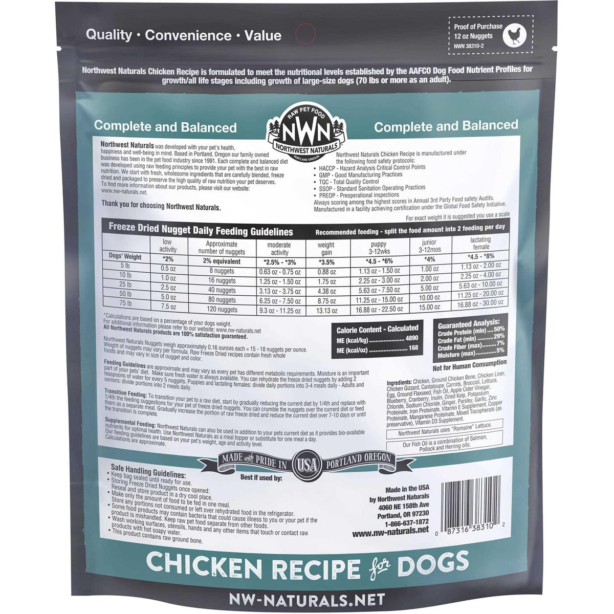 Freeze-Dried Raw Dog Food M19778