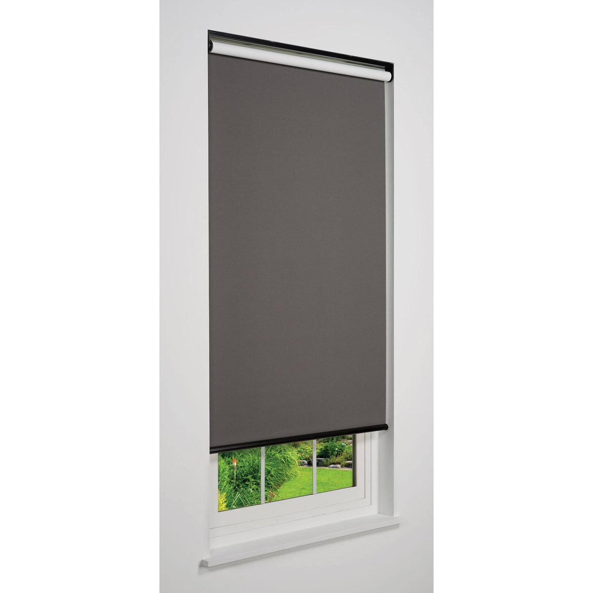 Dark Grey Cordless Blackout Roller Shade K9805