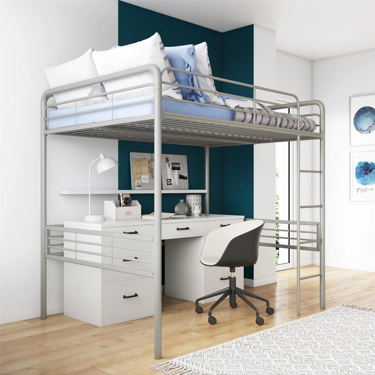 Full Metal Loft Bed N474