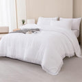 Beige Full Size 7 Piece Comforter Set with Sheets X384