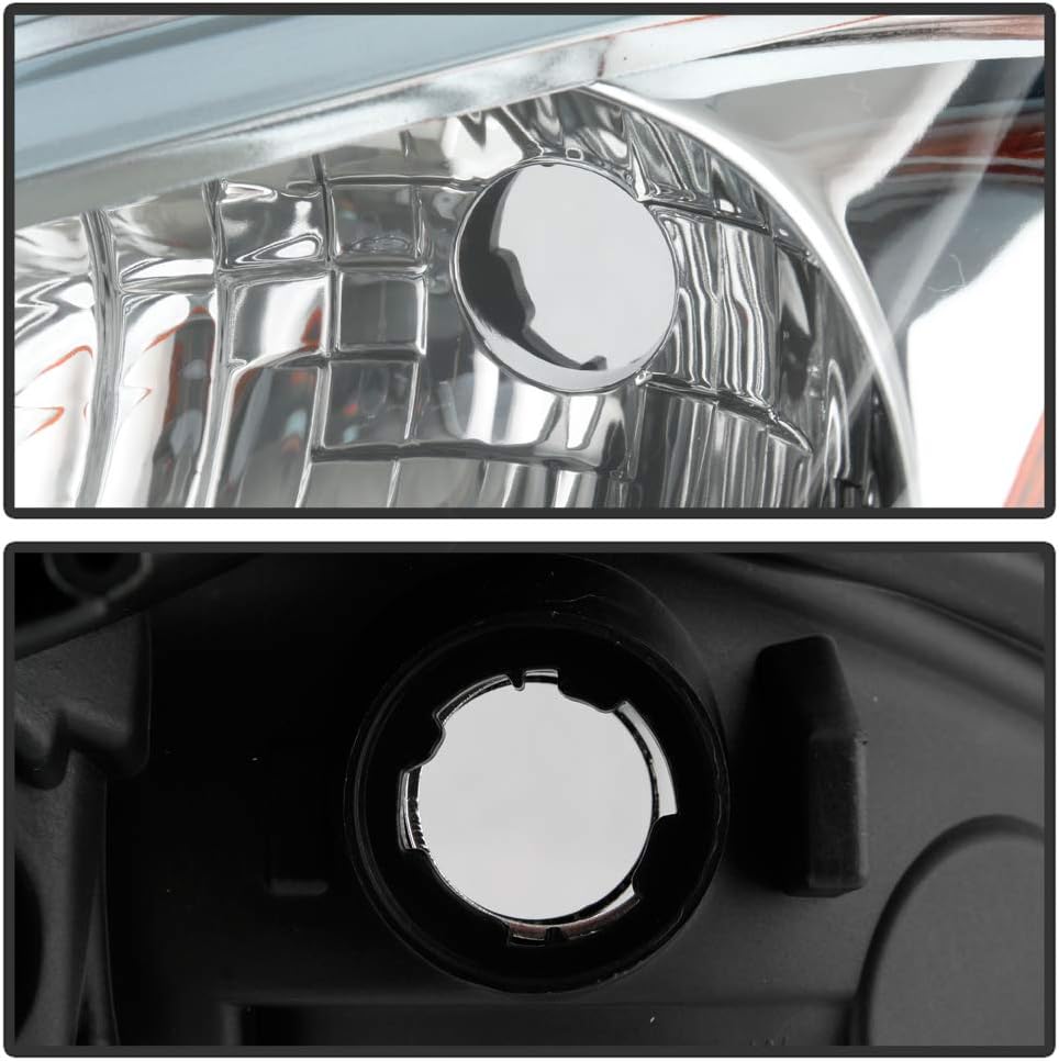 Chrome Headlights Headlamps Replacement Set X100621