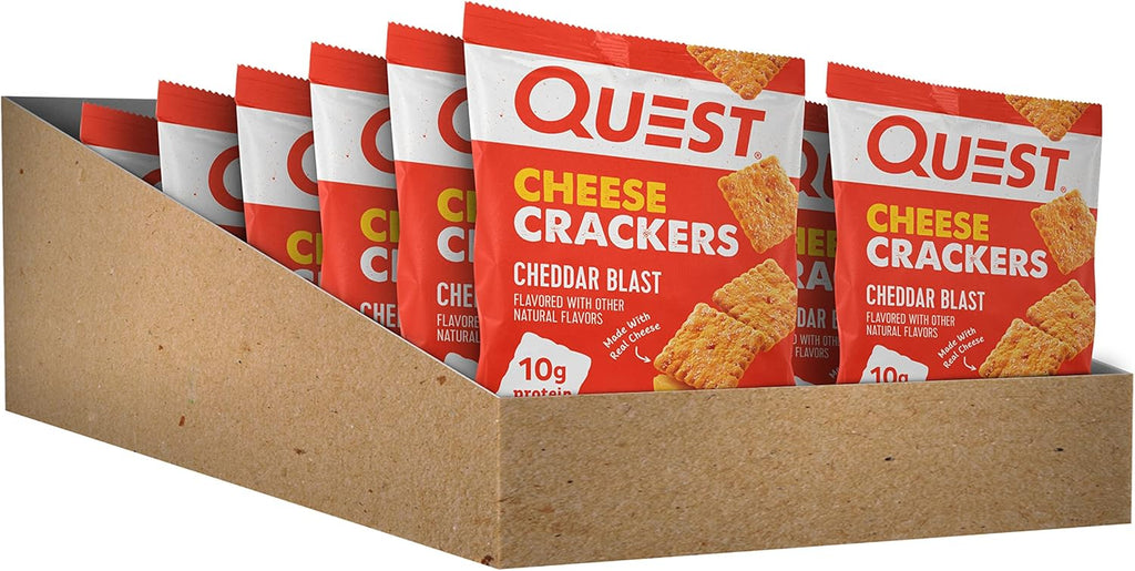 Protein Chips, Cheese Crackers & Peanut Butter Cups Variety Bundle (36 Count) J90277
