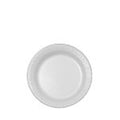 White Unlaminated Foam Plate Case of 1000 D349347
