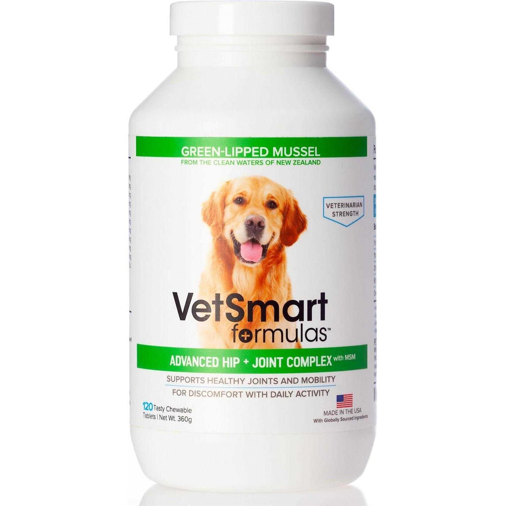 Advanced Hip + Joint Complex with MSM and Green-Lipped Mussel for Dogs F46500