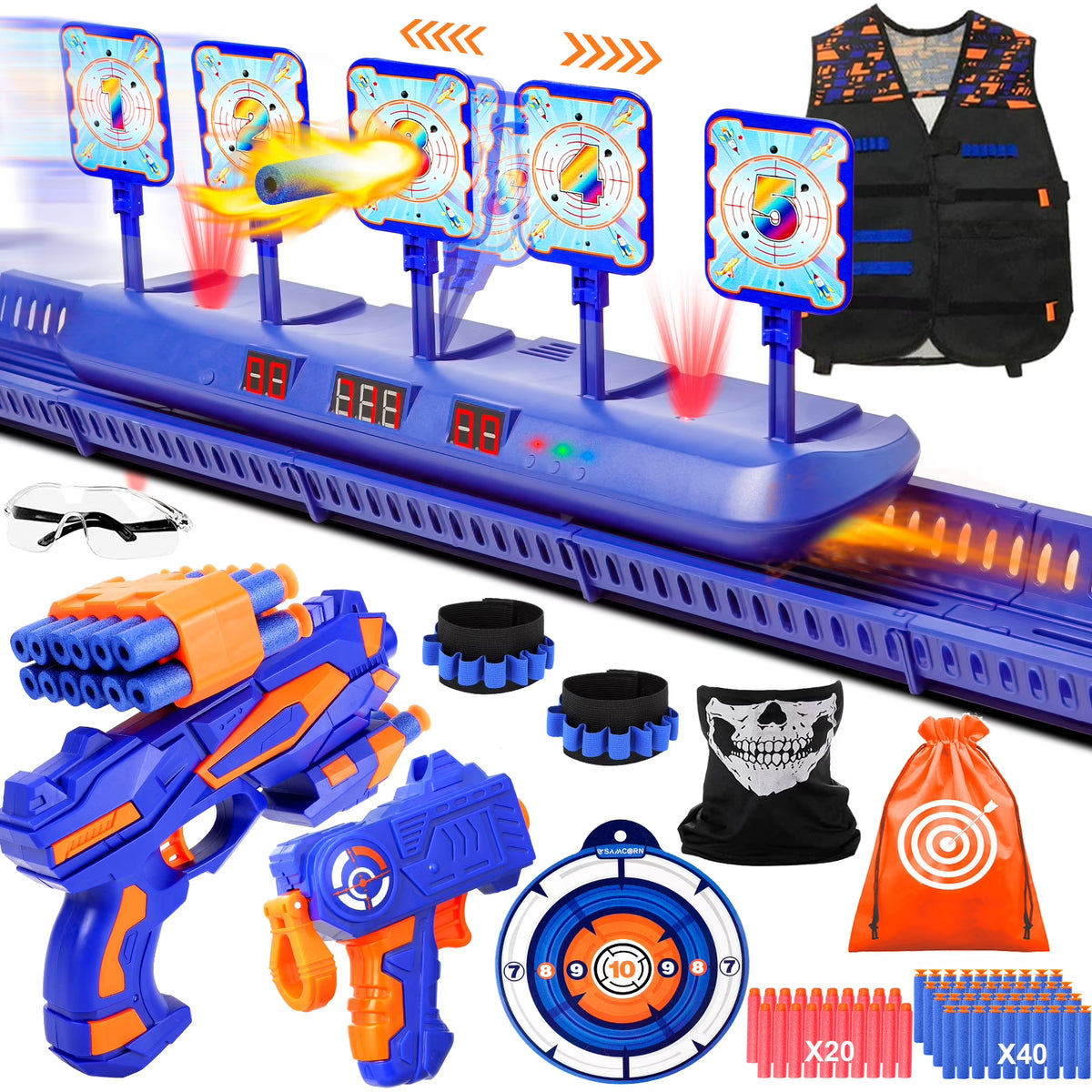 Electronic Shooting Targets with Auto-Reset J179928