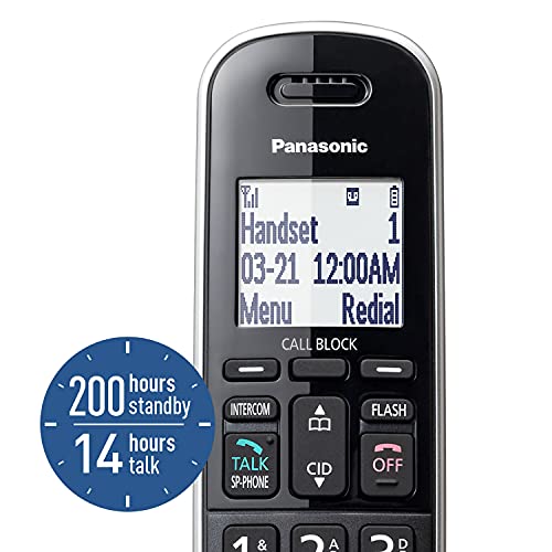 2 Handset Corded/Cordless Phone System with Answering Machine V3672