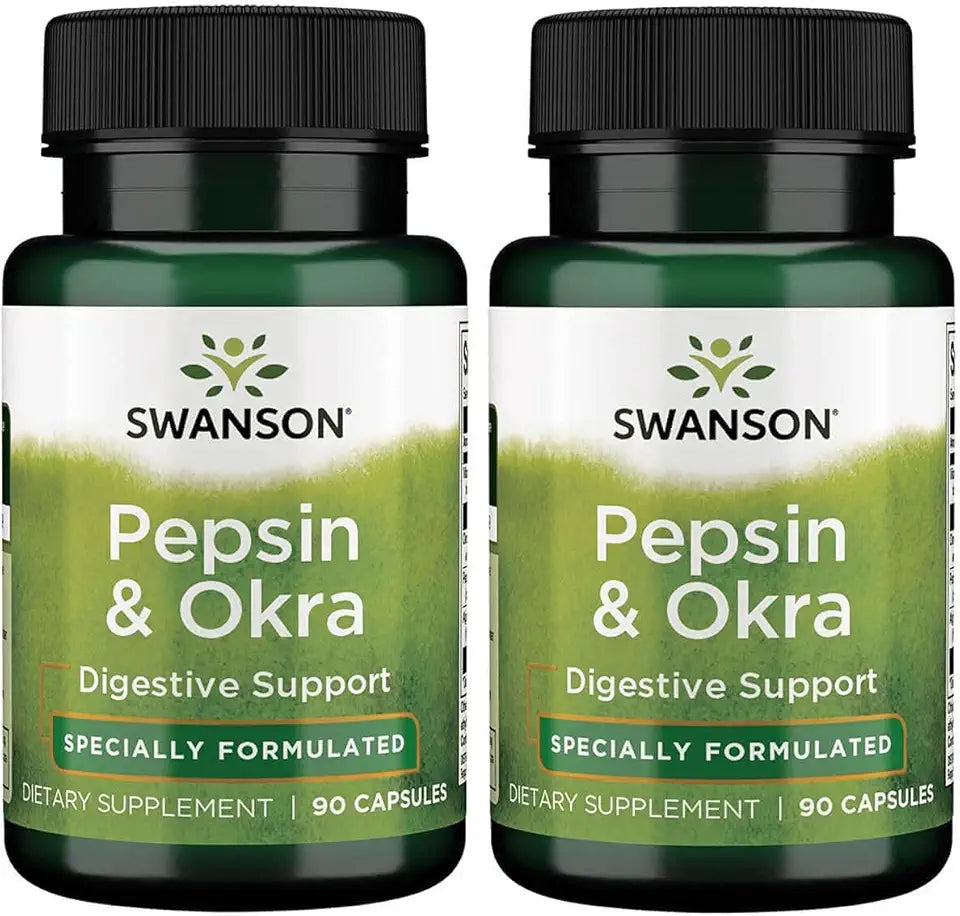 Pepsin & Okra 90 Caps 2 Pack L700901