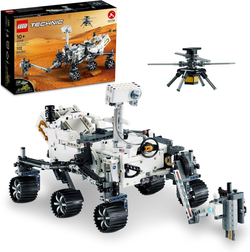 LEGO Technic Mars Rover Perseverance Building Kit with Replica Ingenuity Helicopter T667