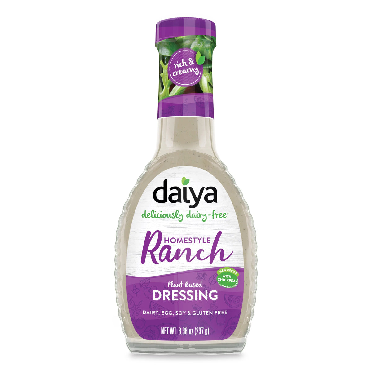 8.36 oz 6 Pack Vegan Ranch Salad Dressing Q9570