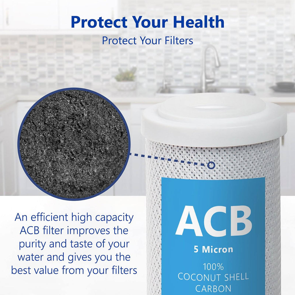 50 Pack 5 Micron Carbon Block Water Filter T265