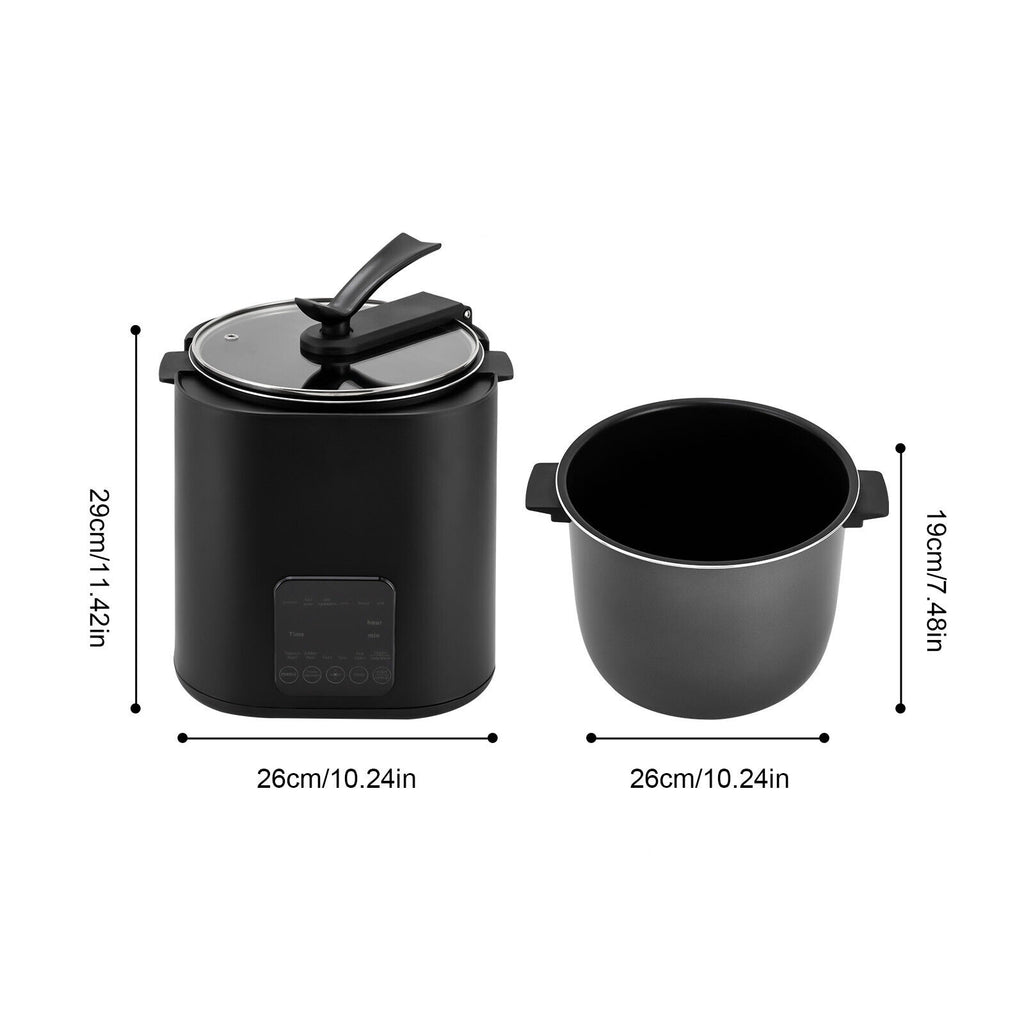 9L/2.38Gal 1350W 110V Automatic Pearl Tapioca Cooker with Touchscreen C20396