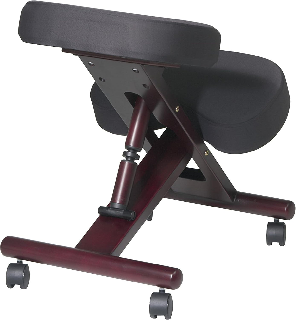 Black Memory Foam Knee Chair with Casters L5031