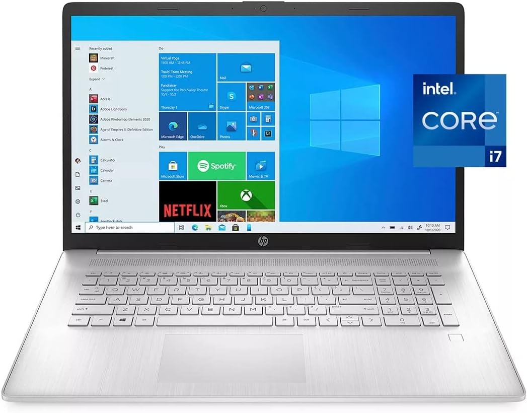17.3" Full HD IPS Laptop with Intel Core i7, 8GB DDR4, 512GB SSD, Silver P1646