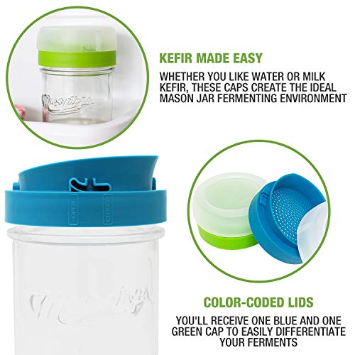 Wide Mouth Mason Jar Lids 2 Packs Q566