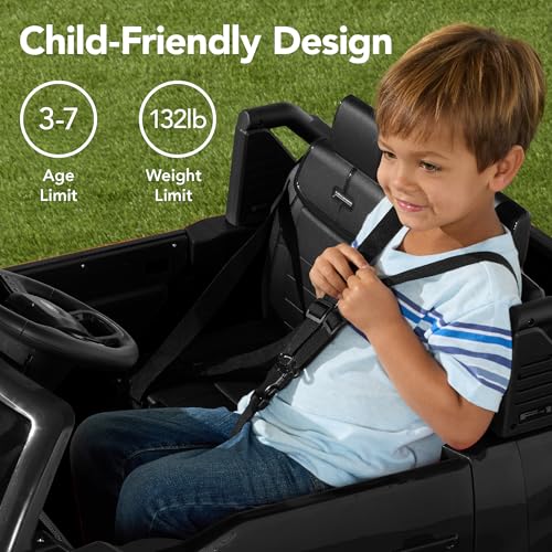 Blue 12V Electric Ride On Car Toy with Parent Control U8684