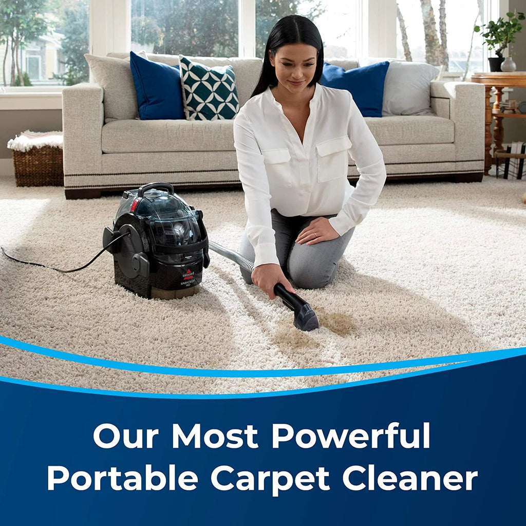 Lightweight Portable Carpet Cleaner, Black S49045