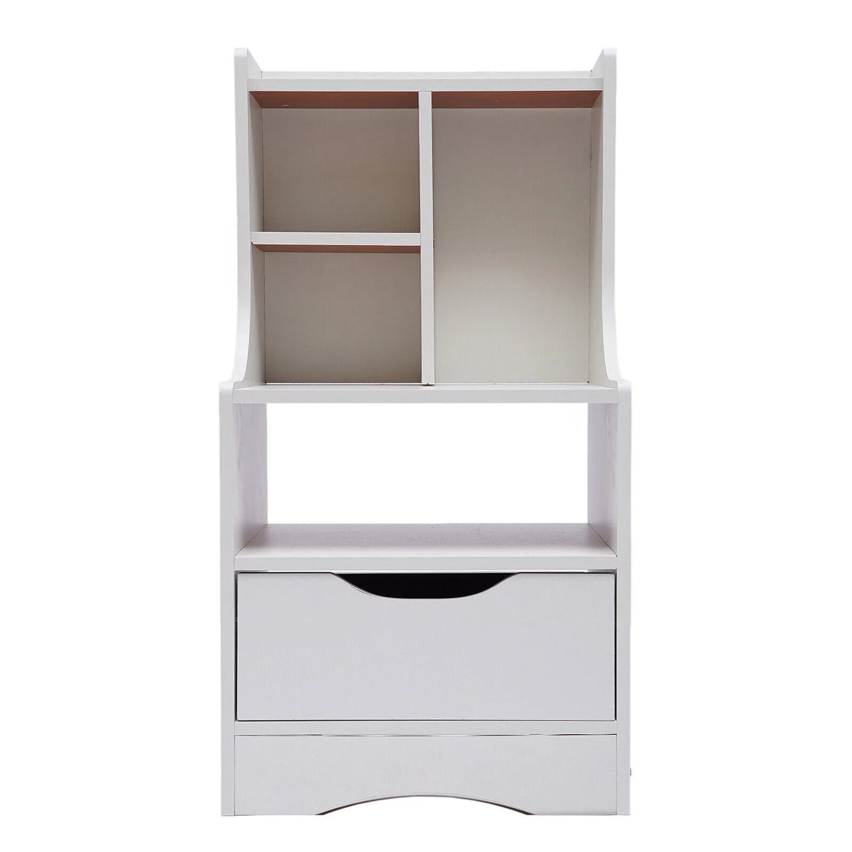 Wood Nightstand Side Table Storage Shelf K932