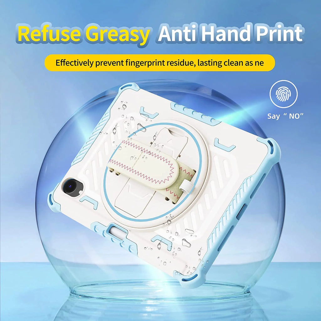 Heavy Duty Protective Case for iPad 10.9 Inch with Rotating Hand Strap & Stand X248750