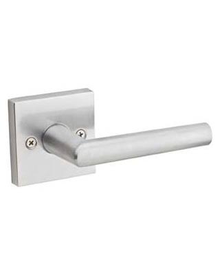 Satin Chrome Single Cylinder Interior Pack with Square Rosette M173