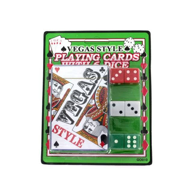 Pack of 96 Playing Card with Dice Z1748