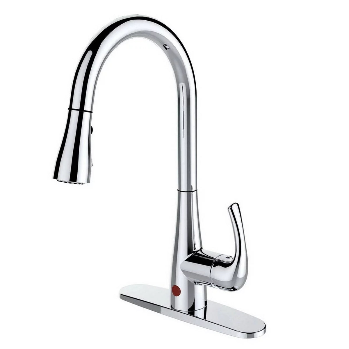 Single-Handle Pull-Down Sprayer Kitchen Faucet Chrome K932