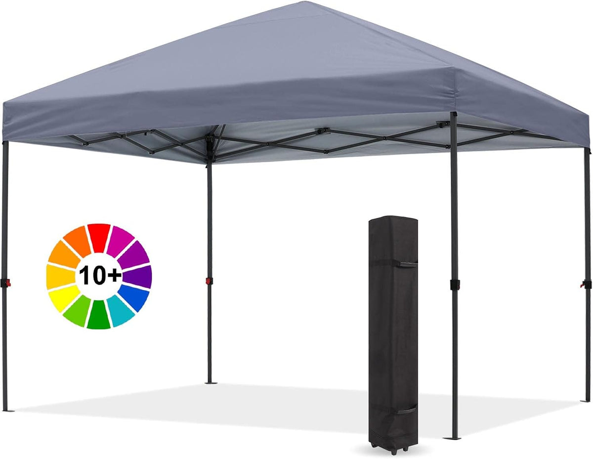 White 10x10 Pop up Canopy Tent Q896860