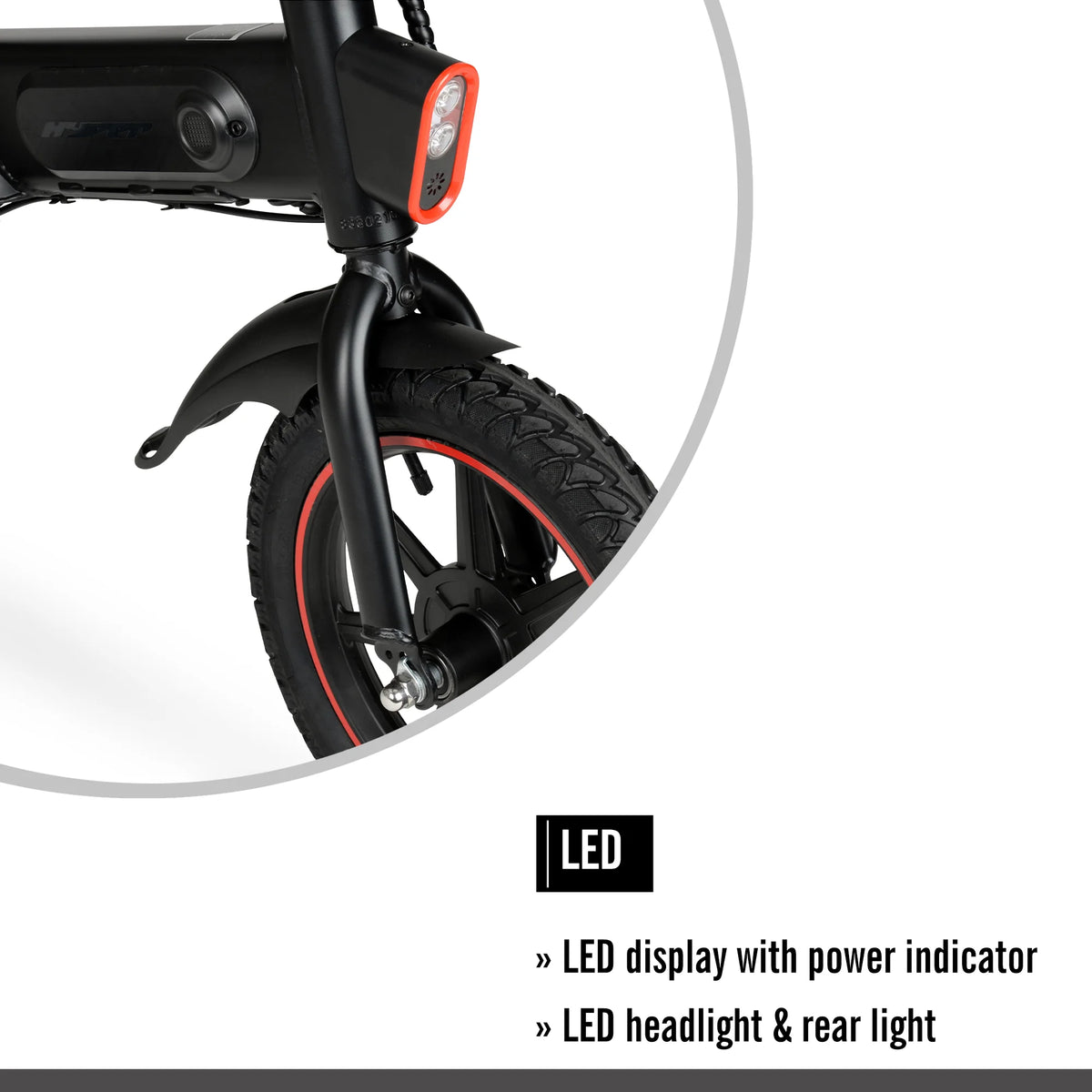 14" 36V Foldable Compact Electric Bike O624725