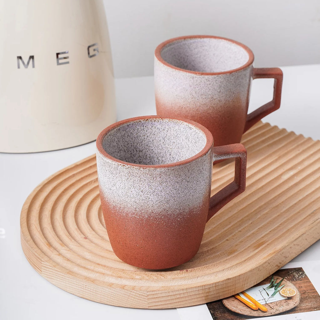 32-Piece Red Stoneware Dinnerware Set T29412