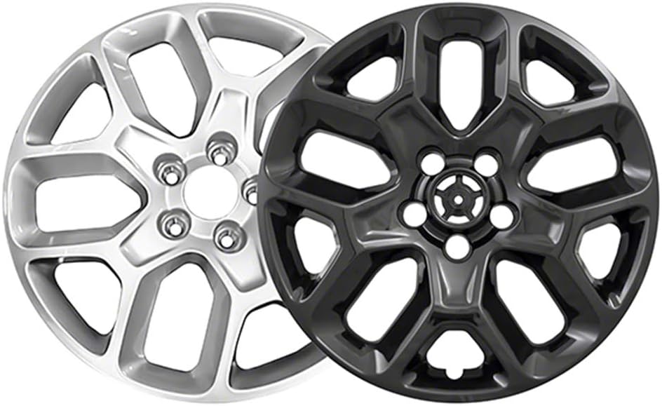Set of 4 Gloss Black 17" Wheel Skins K41253