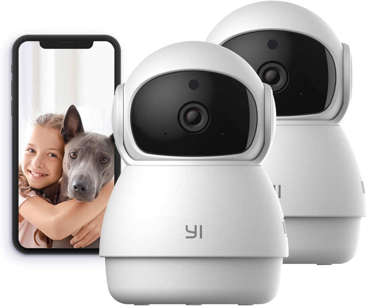 2pc Pan-Tilt Dome Security Camera with Night Vision G117167